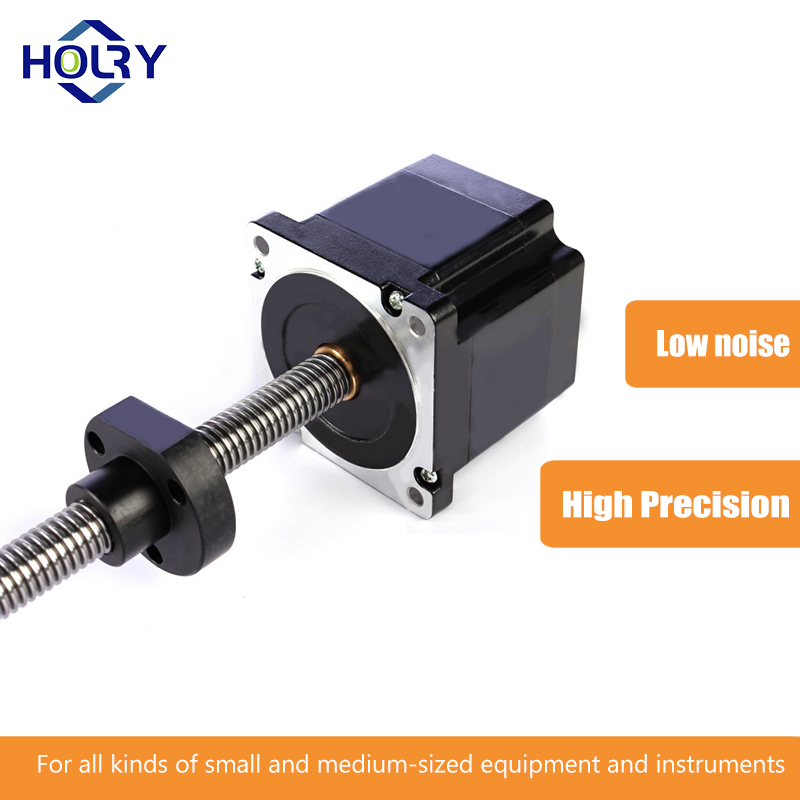 Holry NEMA 23 Stepper Motor Lead Screw Linear Actuator: External Tr8 57mmx56mm Bipolar 2 Phase 1.8 Degree 3 A/Phase