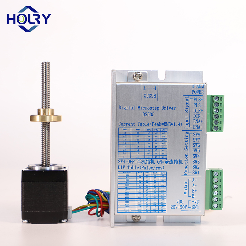 Non Captive NEMA 14 Stepper Motor Lead Linear Actuators Lead Screw